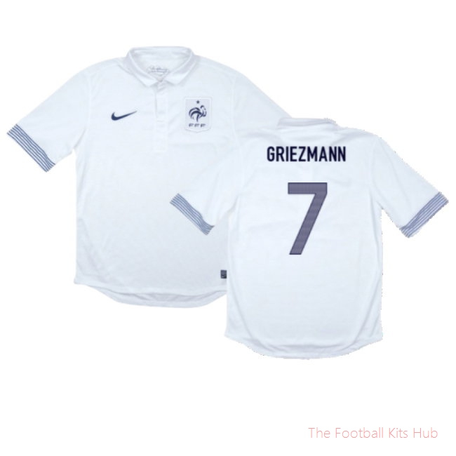 France 2012-13 Away Shirt (Excellent) (GRIEZMANN 7)-unisoccer store